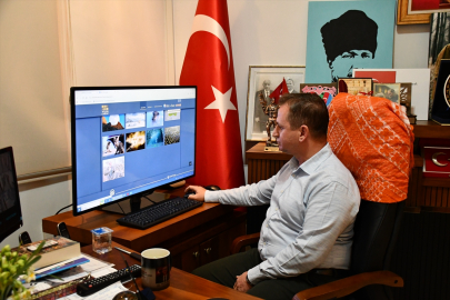 Gülnar Belediye Başkanı Fatih Önge, AA’nın Yılın Kareleri oylamasına katıldı