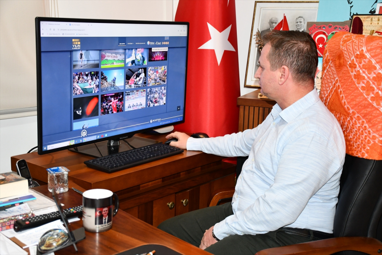 Gülnar Belediye Başkanı Fatih Önge, AA’nın Yılın Kareleri oylamasına katıldı 2