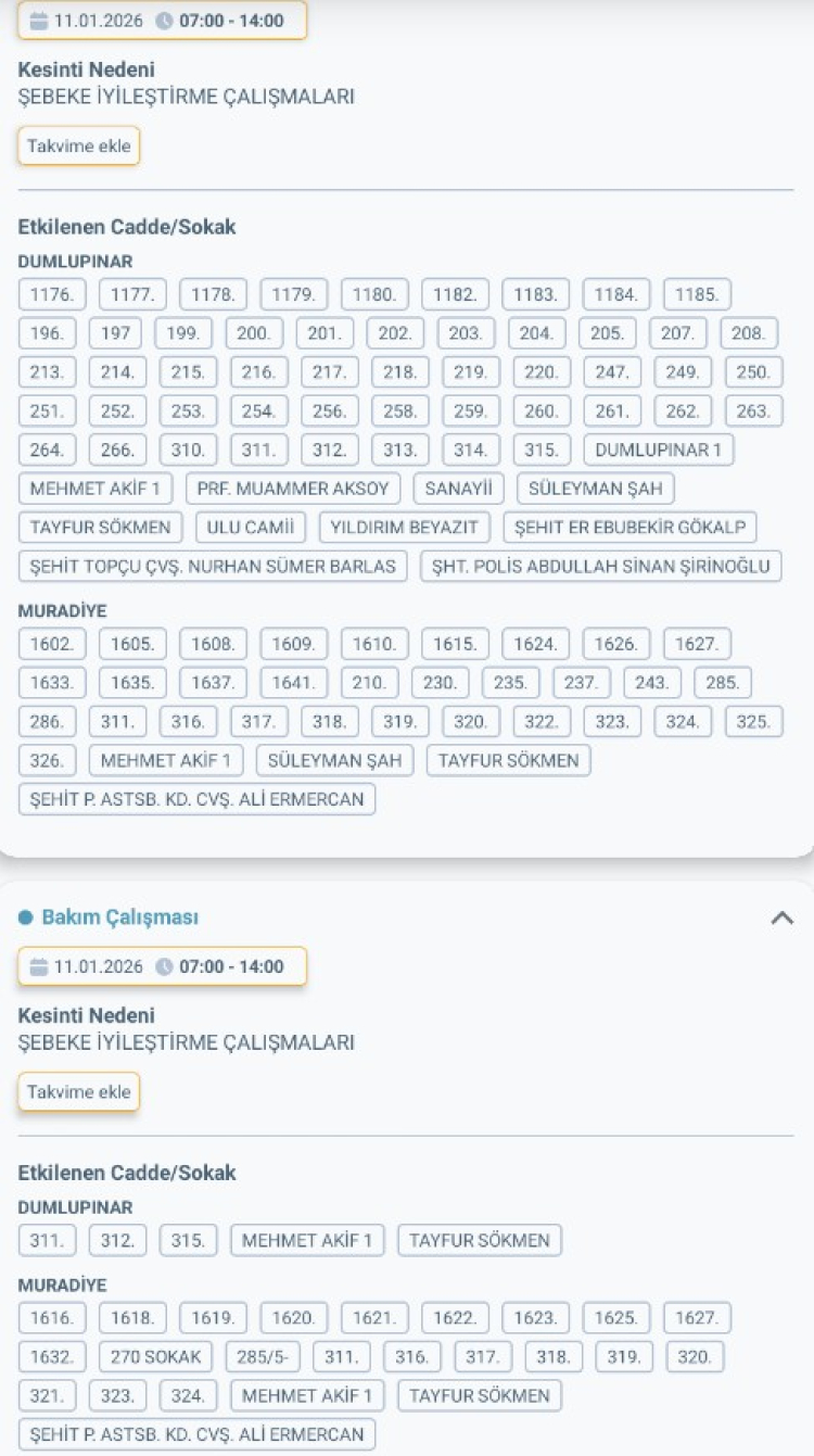 HATAY İSKENDERUN'DA ELEKTRİK KESİNTİSİ