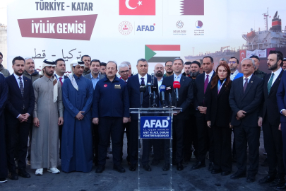 Mersin’den Sudan’a 2 bin 600 tonluk 6. İyilik Gemisi uğurlandı