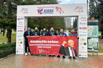 CHP Çukurova Gençlik Kolları, 16. Kurtuluş Maratonunda Zeydan Karalar için koştu
