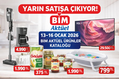 YARIN SATIŞA ÇIKIYOR! 13–16 OCAK 2026 BİM AKTÜEL ÜRÜNLER KATALOĞU YAYINLANDI