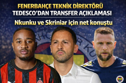 Fenerbahçe teknik direktörü Tedesco'dan transfer açıklaması, Nkunku ve Skriniar için net konuştu