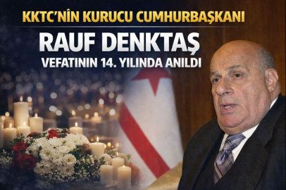 KKTC’nin Kurucu Cumhurbaşkanı Rauf Denktaş vefatının 14. yılında anıldı