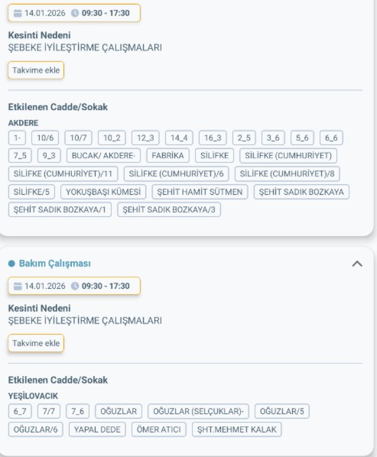 MERSİN SİLİFKE'DE ELEKTRİK KESİNTİSİ