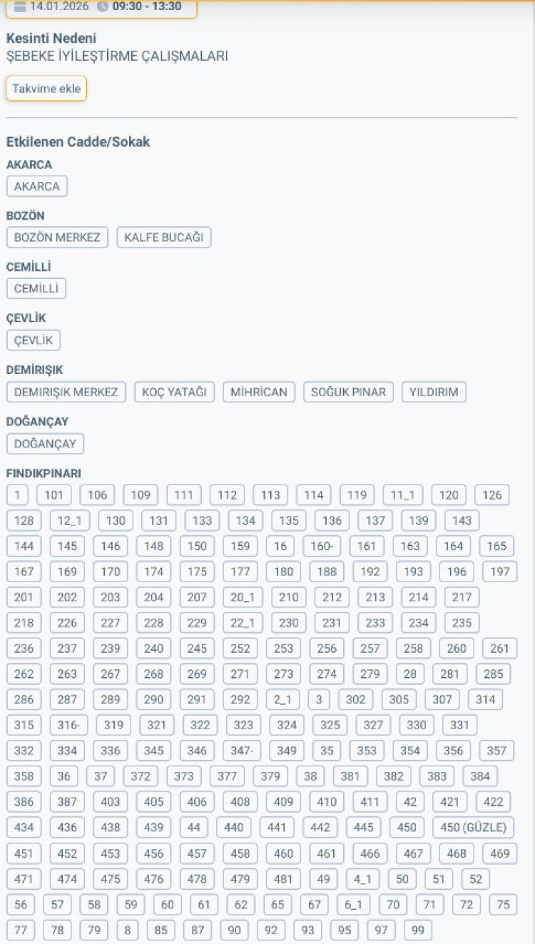 MERSİN TOROSLAR'DA ELEKTRİK KESİNTİSİ
