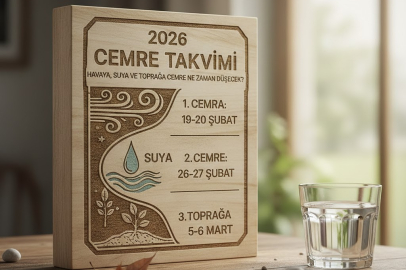 2026 CEMRE TAKVİMİ | HAVAYA, SUYA VE TOPRAĞA CEMRE NE ZAMAN DÜŞECEK?