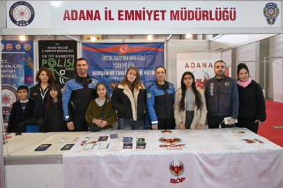Adana İl Emniyet Müdürlüğü, Çukurova Kitap Fuarı’nda farkındalık oluşturdu