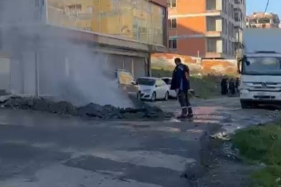 Avcılar’da doğal gaz borusu delindi, facianın eşiğinden dönüldü