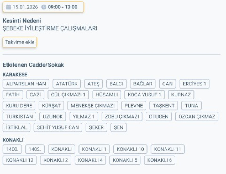 HATAY DÖRTYOL'DA ELEKTRİK KESİNTİSİ 2