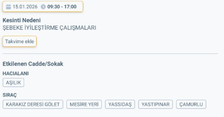 MERSİN ERDEMLİ'DE ELEKTRİK KESİNTİSİ 2