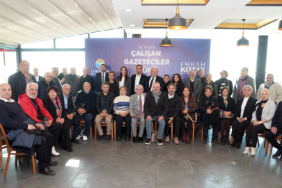 Çukurova Belediye Başkanı Emrah Kozay 10 Ocak Çalışan Gazeteciler Günü’nde basın mensuplarıyla buluştu