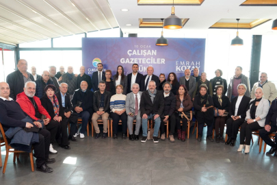 Çukurova Belediye Başkanı Emrah Kozay 10 Ocak Çalışan Gazeteciler Günü’nde basın mensuplarıyla buluştu