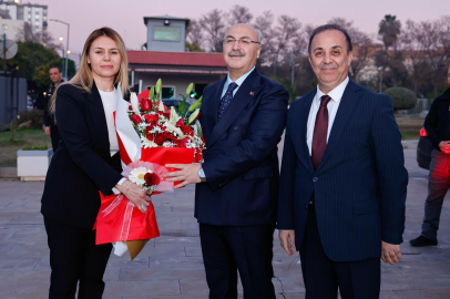 Denizli Valiliği’ne atanan Köşger, Adana Emniyet Teşkilatıyla vedalaştı