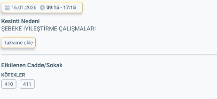 MERSİN BOZYAZI'DA ELEKTRİK KESİNTİSİ