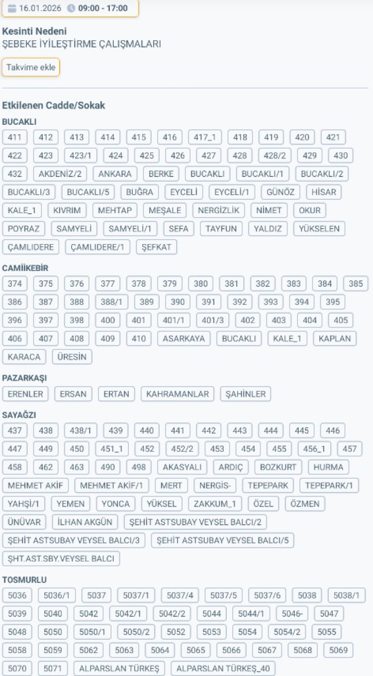 MERSİN SİLİFKE'DE ELEKTRİK KESİNTİSİ