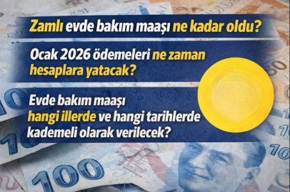 Zamlı evde bakım maaşı 2026 ne kadar oldu? Ocak ayı ödeme takvimi ve yatan iller listesi
