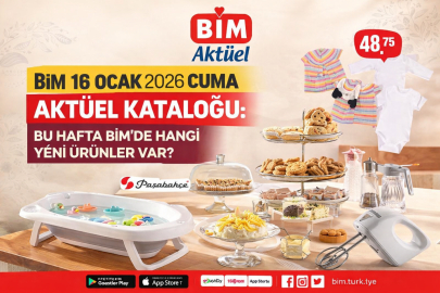 BİM 16 OCAK 2026 CUMA AKTÜEL KATALOĞU: BU HAFTA BİM'DE HANGİ YENİ ÜRÜNLER VAR?
