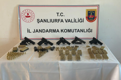 Şanlıurfa’da silah kaçakçılığı operasyonu: 4 gözaltı
