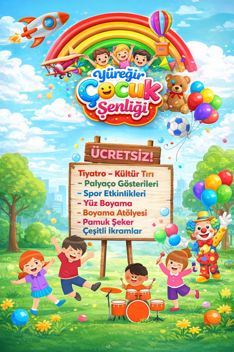 yüreğir çocuk şenliği