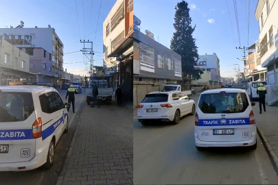 Trafik Zabıta uyardı, kurala uymayana ceza yazıldı