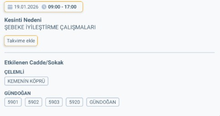 ADANA CEYHAN'DA ELEKTRİK KESİNTİSİ