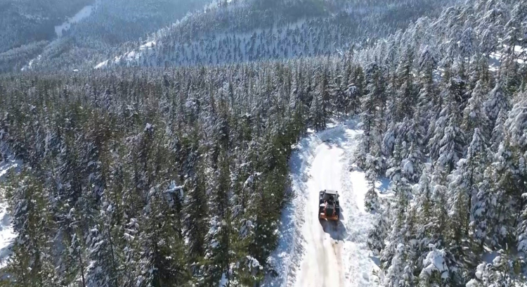 Adana'da mazotun donduğu ilçede kar kalınlığı 1 metreyi aştı 2