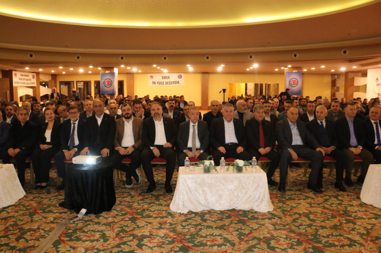 TES-İŞ Adana Şube başkanı Mehmet Çetin güven tazeledi