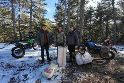 “Zompçular Enduro” grubu Amanos yaylalarında can dostlarını unutmadı