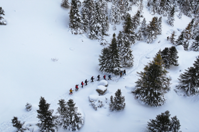 Aladağlar Milli Parkı’nda Kartpostallık Kış Manzarası