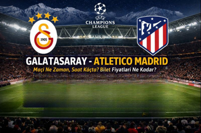 Galatasaray - Atletico Madrid maçı ne zaman, saat kaçta? Bilet fiyatları ne kadar?