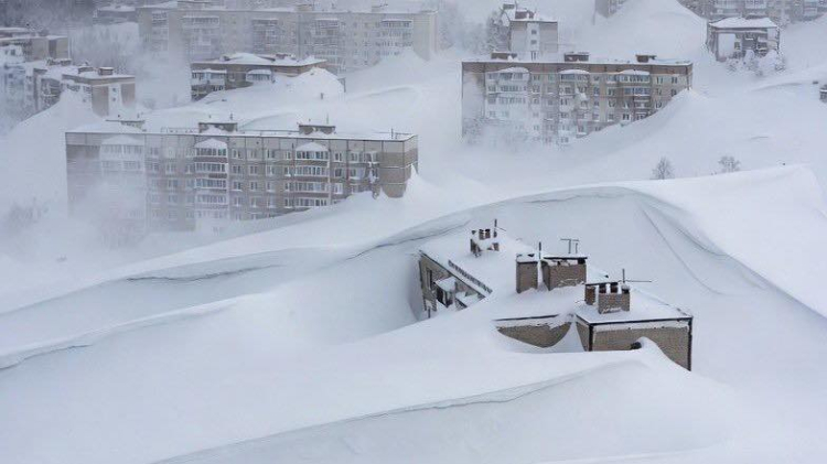 Kamçatka’da kar 1,5 metreyi aştı Acil durum ilan edildi 3