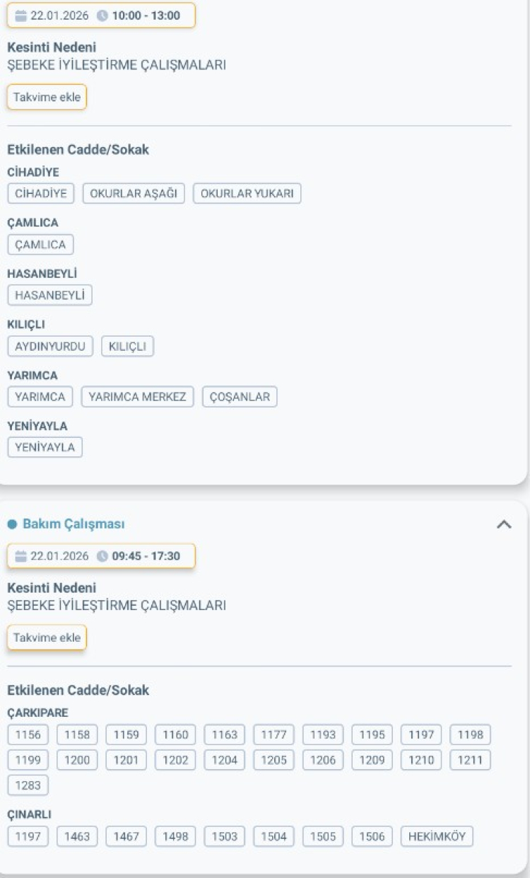 ADANA SARIÇAM'DA ELEKTRİK KESİNTİSİ