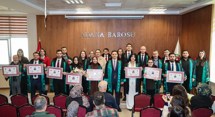 CMK ücret tarifesi ve Bağ-Kur düzenlemeleri Adana Barosu töreninde ele alındı