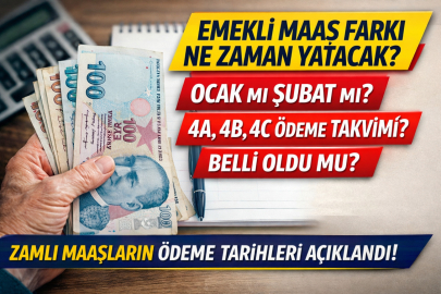 EMEKLİ MAAŞ FARKI NE ZAMAN YATACAK? OCAK MI ŞUBAT MI? 4A, 4B, 4C ÖDEME TAKVİMİ BELLİ OLDU MU?