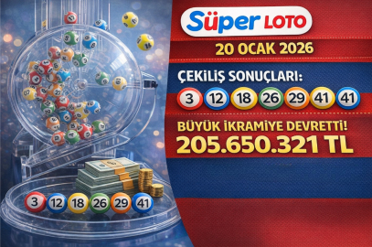 Süper Loto 20 Ocak 2026 çekiliş sonuçları: Büyük ikramiye ne kadar devretti? 6 bilen var mı?