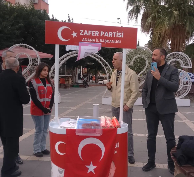 Zafer Partisi Adana İl Başkanlığı, vatandaşların sorunları dinledi ve çözüm önerilerini paylaştı