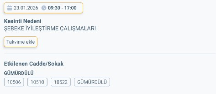 ADANA CEYHAN'DA ELEKTRİK KESİNTİSİ