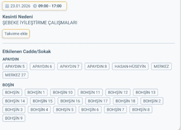 HATAY ANTAKYA'DA ELEKTRİK KESİNTİSİ