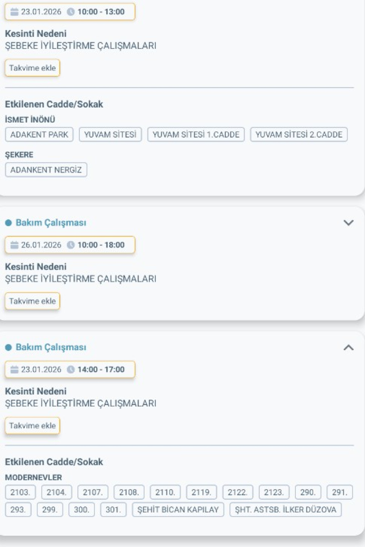 HATAY İSKENDERUN'DA ELEKTRİK KESİNTİSİ