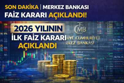 SON DAKİKA | MERKEZ BANKASI FAİZİ 100 BAZ PUAN İNDİRDİ