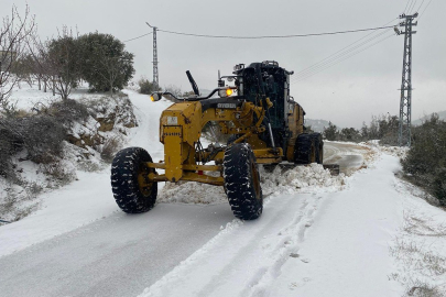 Hatay genelinde karla mücadele seferberliği aralıksız sürdürüyor