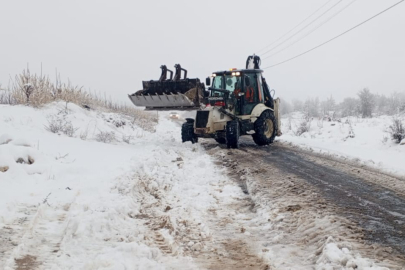 Mersin’in yüksek kesimlerinde karla mücadele başladı