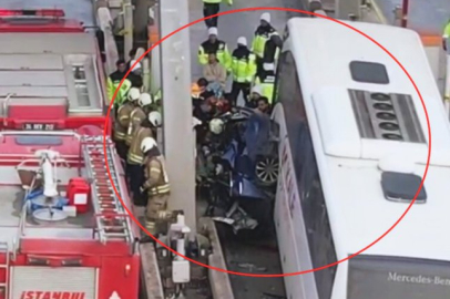 SON DAKİKA: KUZEY MARMARA OTOYOLU’NDA OTOMOBİL İLE OTOBÜS ÇARPIŞTI