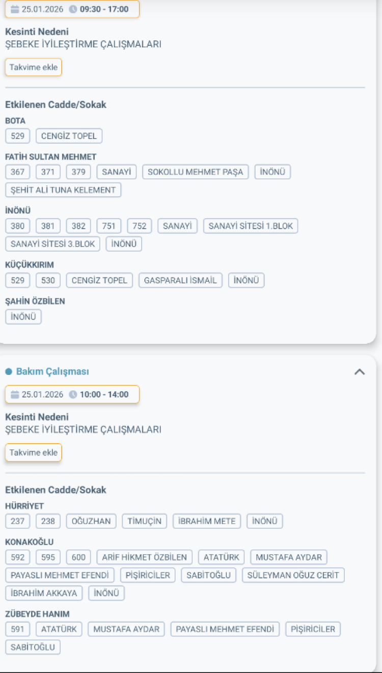 ADANA CEYHAN'DA ELEKTRİK KESİNTİSİ 2