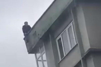 Bursa’da eşiyle tartışan adam çatıya çıktı, polis güçlükle ikna etti
