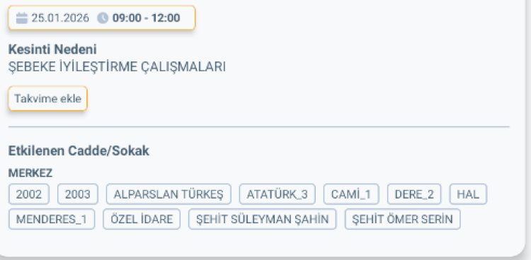 MERSİN ERDEMLİ'DE ELEKTRİK KESİNTİSİ