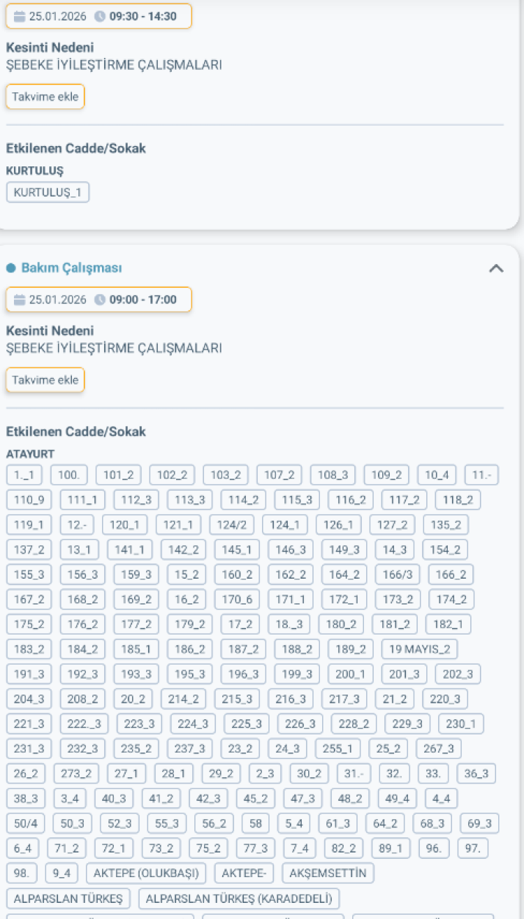 MERSİN SİLİFKE'DE ELEKTRİK KESİNTİSİ
