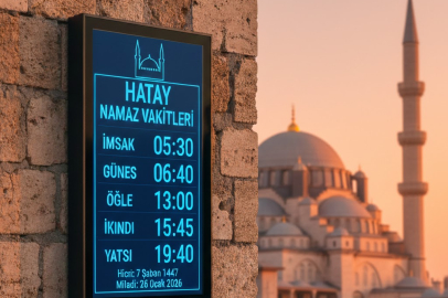 26 Ocak 2026 Pazartesi günü Hatay’da namaz vakitleri kaçta? İmsak ve akşam namazı saatleri ne zaman?