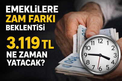 EMEKLİ MAAŞ ZAM FARKI NE ZAMAN YATACAK? 3.119 TL FARK İÇİN GÖZLER RESMİ GAZETE’DE